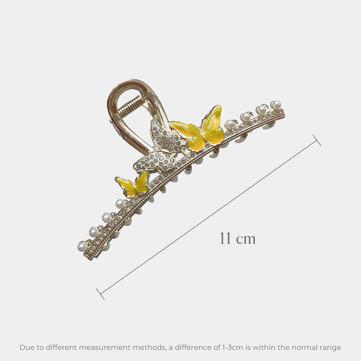 Elegant Butterfly Pearl Metal Hair Claw Clip【varieties】