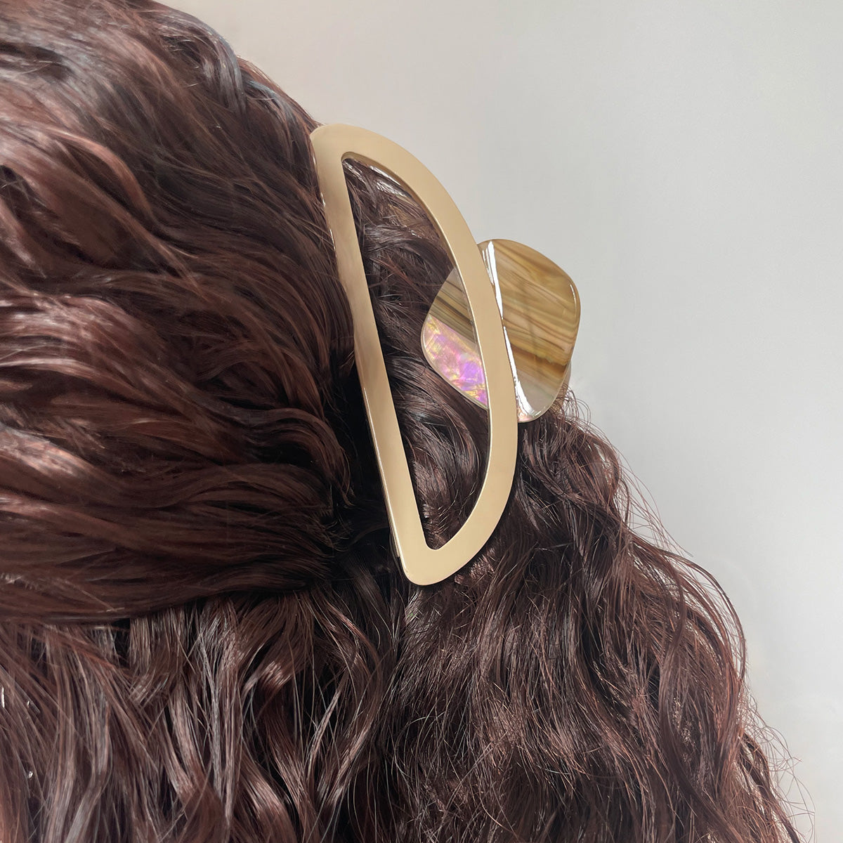 Modern Minimalist Tortoiseshell Geometric Claw Clip【varieties】