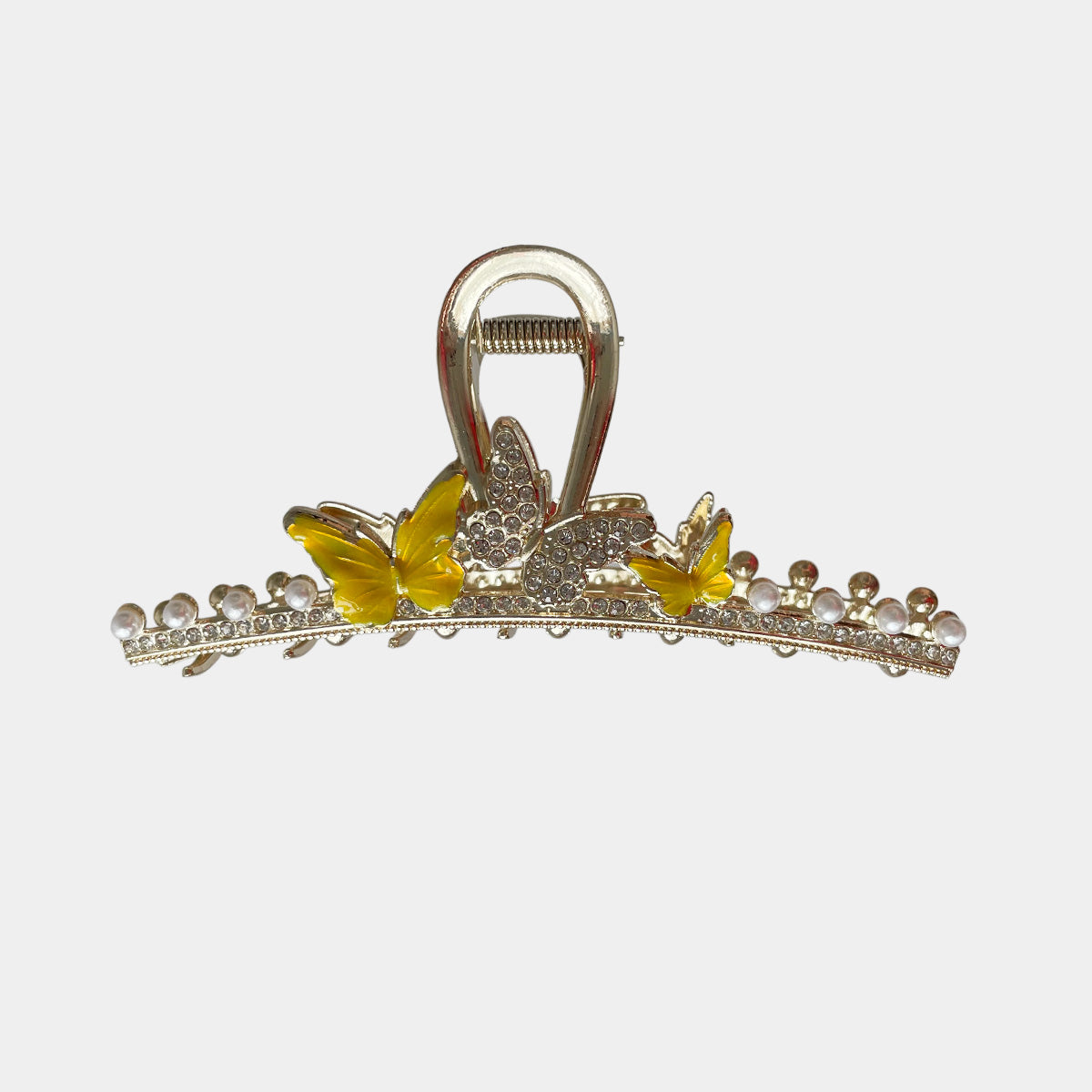 Elegant Butterfly Pearl Metal Hair Claw Clip【varieties】