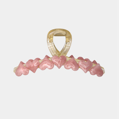 Jelly heart-shaped clip, high-end hairpin【varieties】