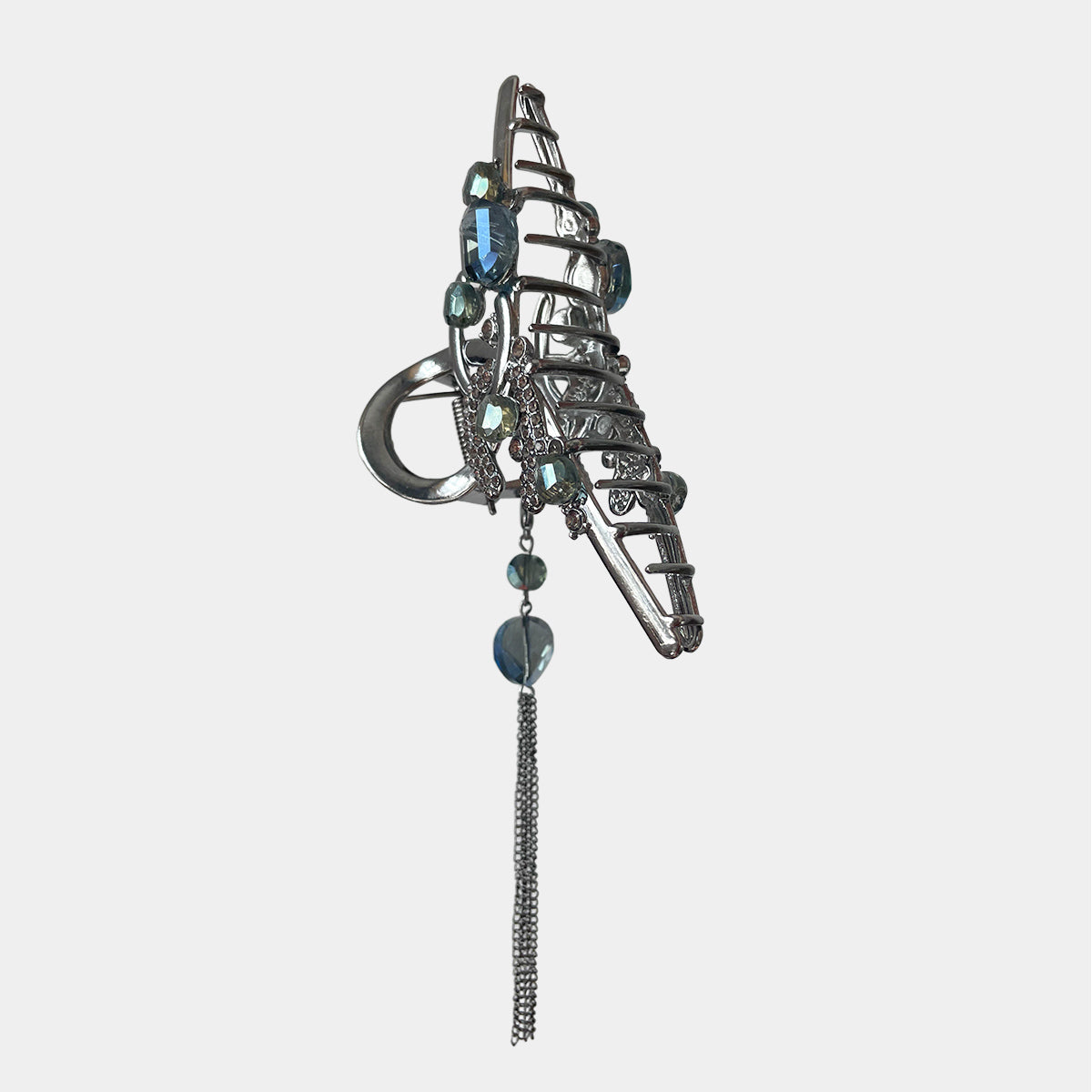Delicate Silver Tassel Metal Claw Clip【varieties】