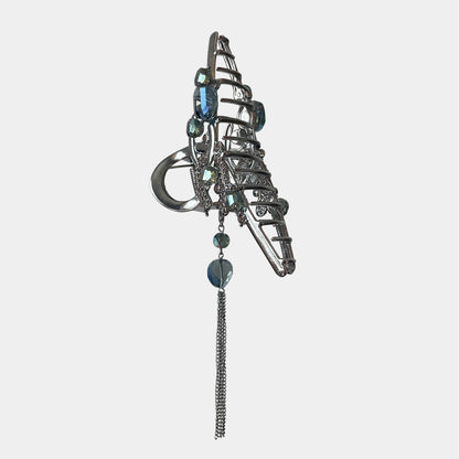 Delicate Silver Tassel Metal Claw Clip【varieties】