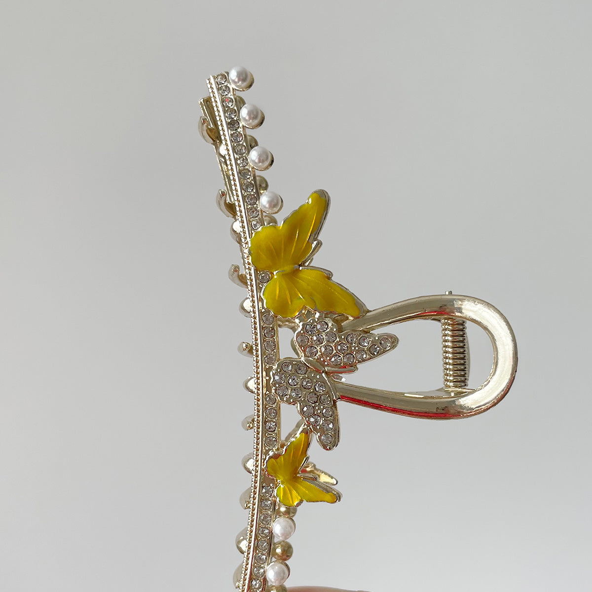 Elegant Butterfly Pearl Metal Hair Claw Clip【varieties】