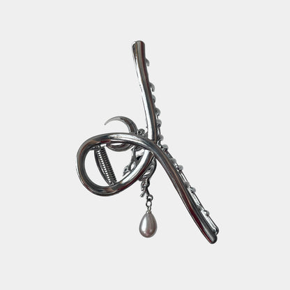 Delicate Silver Tassel Metal Claw Clip【varieties】