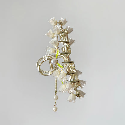 Tassel Hair Decorations, Flower Metal Hair Clips Shark Clips