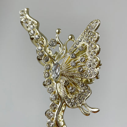 Handcrafted Rhinestone Butterfly Metal Claw Clip【varieties】