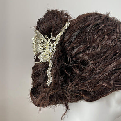 Handcrafted Rhinestone Butterfly Metal Claw Clip【varieties】