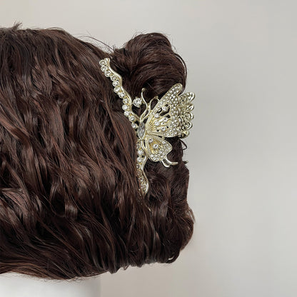Handcrafted Rhinestone Butterfly Metal Claw Clip【varieties】