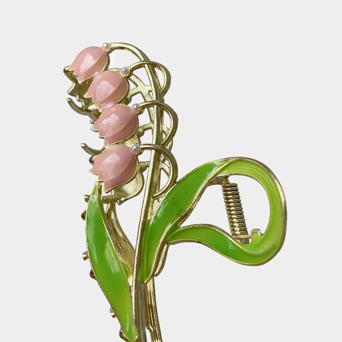 Four Lily of the Valley Metal Claw Clips【varieties】