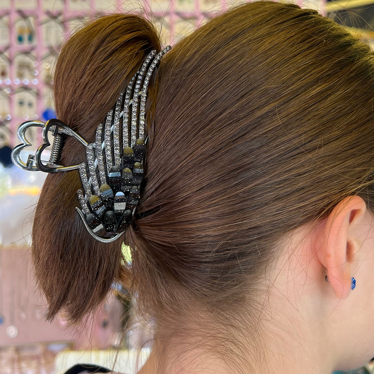 Angel Wings Hair Claw Exquisite Shimmering Rhinestone Hair Clip【varieties】