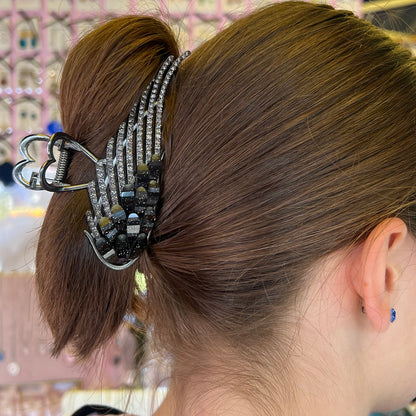 Angel Wings Hair Claw Exquisite Shimmering Rhinestone Hair Clip【varieties】