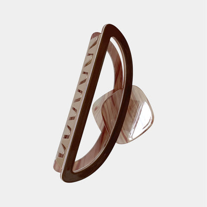 Modern Minimalist Tortoiseshell Geometric Claw Clip【varieties】