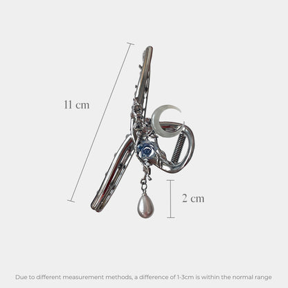 Delicate Silver Tassel Metal Claw Clip【varieties】