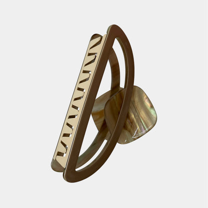 Modern Minimalist Tortoiseshell Geometric Claw Clip【varieties】