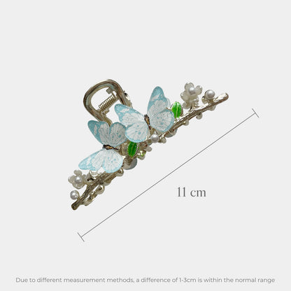 Elegant Butterfly Pearl Metal Hair Claw Clip【varieties】