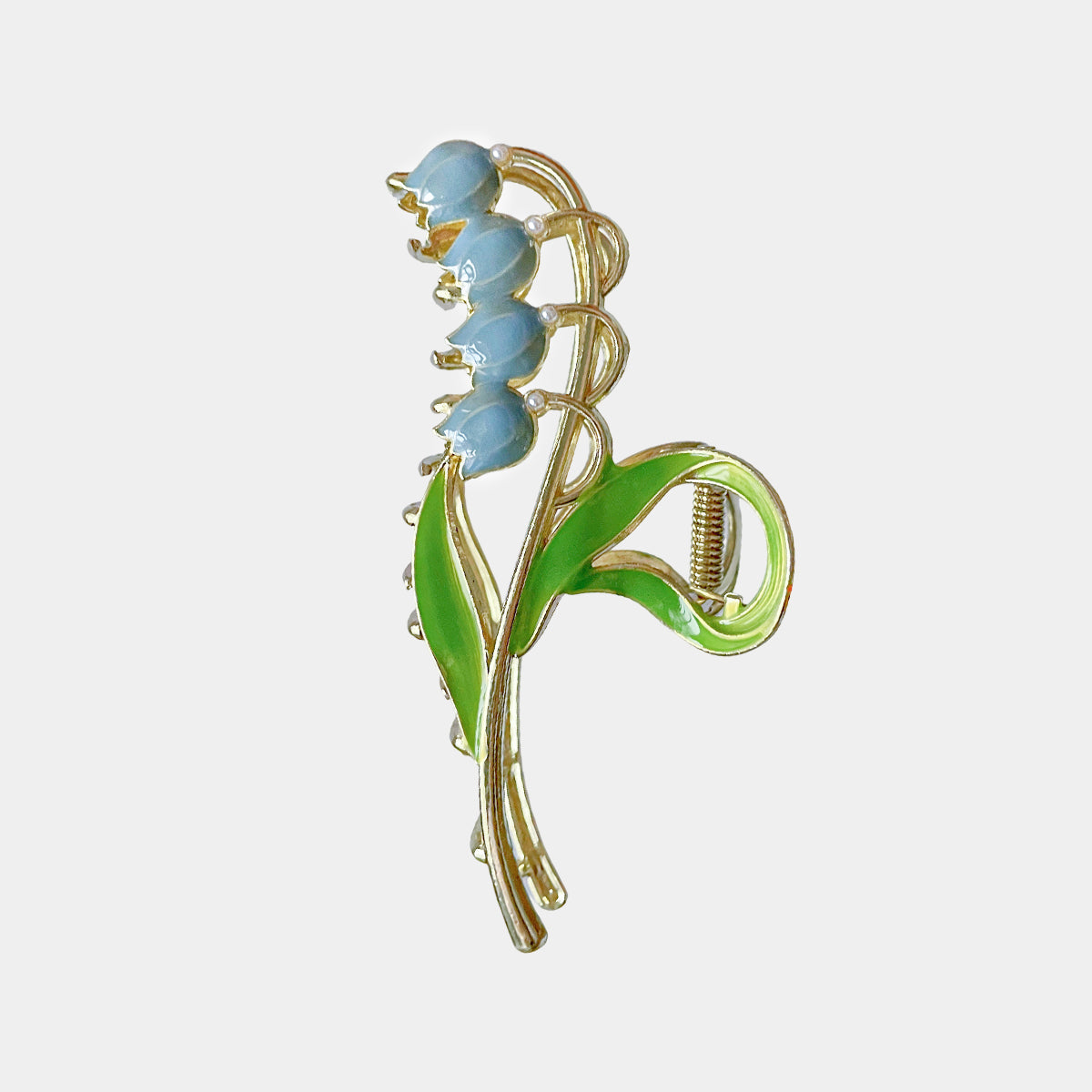 Four Lily of the Valley Metal Claw Clips【varieties】