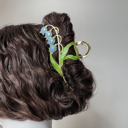 Four Lily of the Valley Metal Claw Clips【varieties】