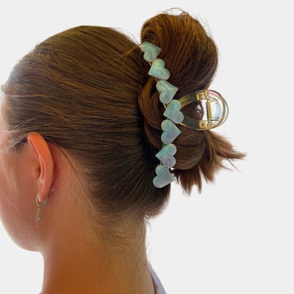 Jelly heart-shaped clip, high-end hairpin【varieties】