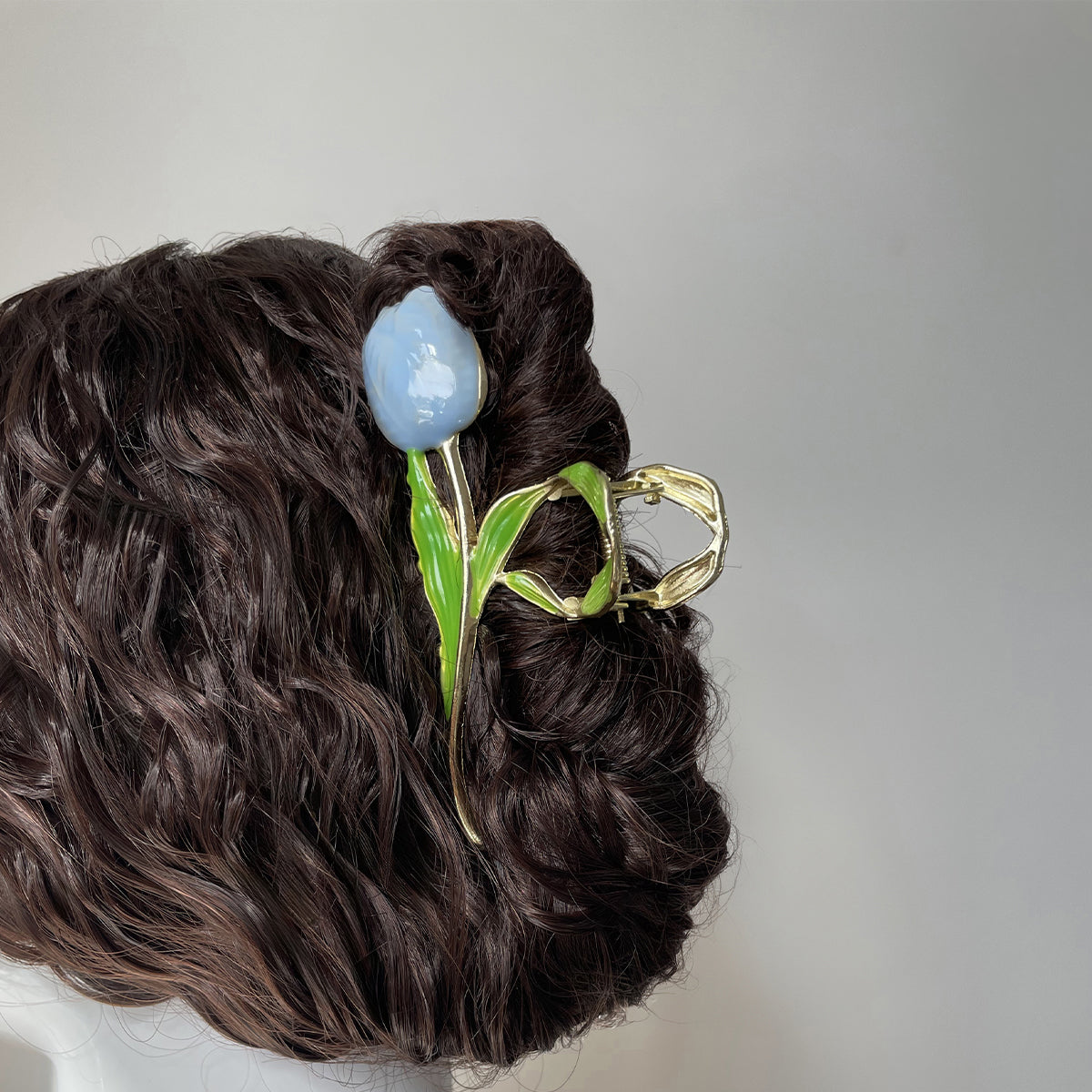 Stylish Single Tulip Metal Hair Claw Clip【varieties】