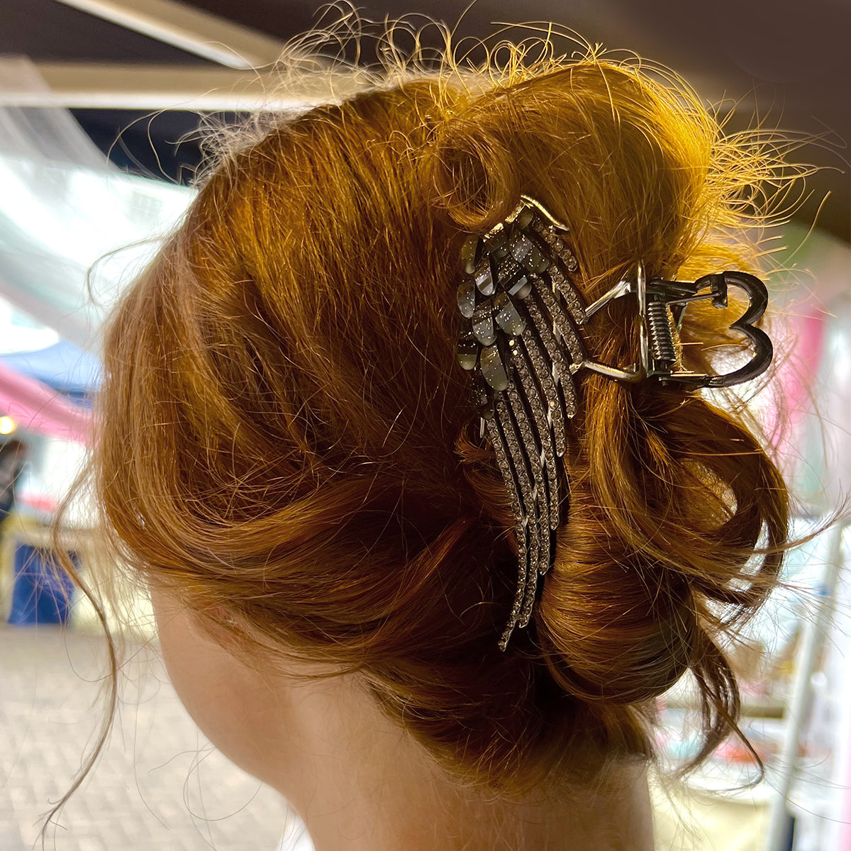 Angel Wings Hair Claw Exquisite Shimmering Rhinestone Hair Clip【varieties】