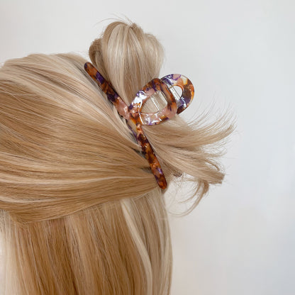 Tortoiseshell Pattern Shark Hair Claw Clip【varieties】