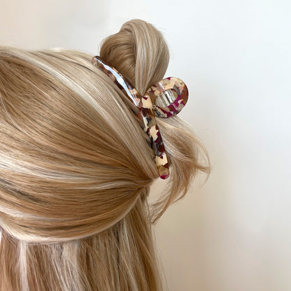 Tortoiseshell Pattern Shark Hair Claw Clip【varieties】