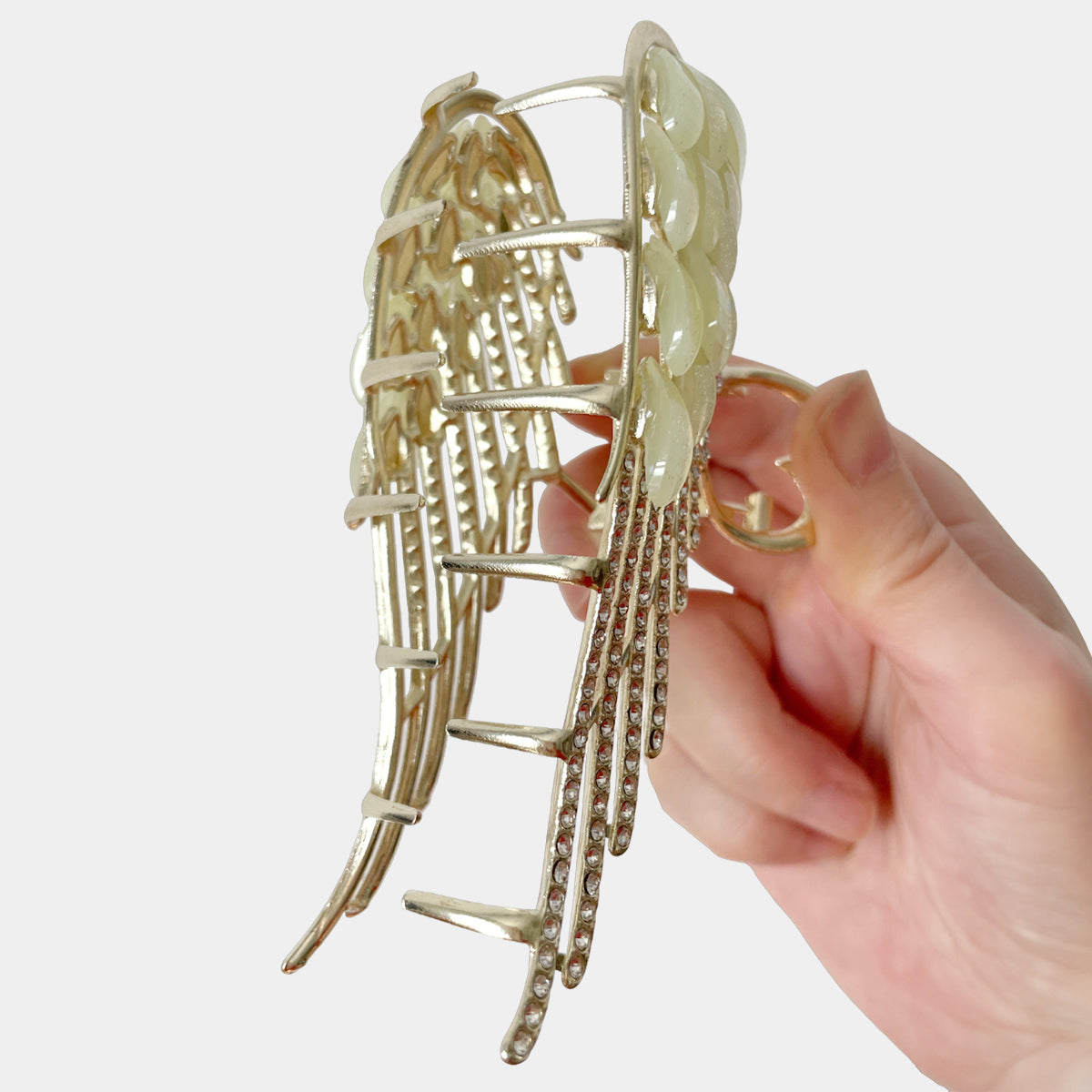 Angel Wings Hair Claw Exquisite Shimmering Rhinestone Hair Clip【varieties】