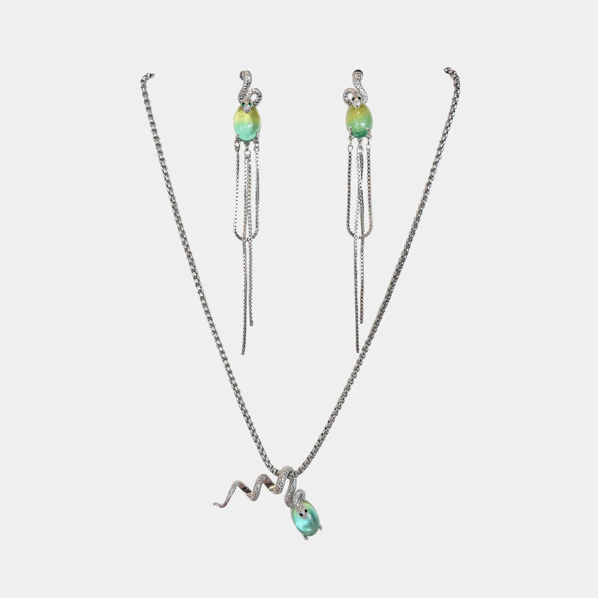 Snake Bone Chain Series-Necklace / Earrings / Ring / Brooch