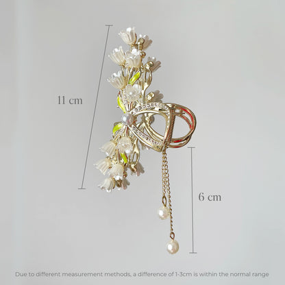 Tassel Hair Decorations, Flower Metal Hair Clips Shark Clips