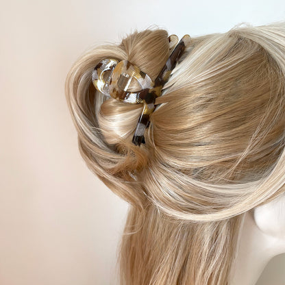 Tortoiseshell Pattern Shark Hair Claw Clip【varieties】