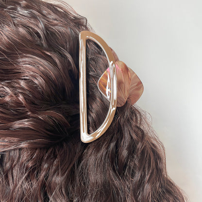 Modern Minimalist Tortoiseshell Geometric Claw Clip【varieties】