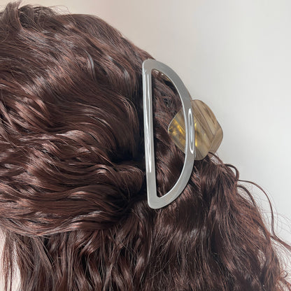 Modern Minimalist Tortoiseshell Geometric Claw Clip【varieties】