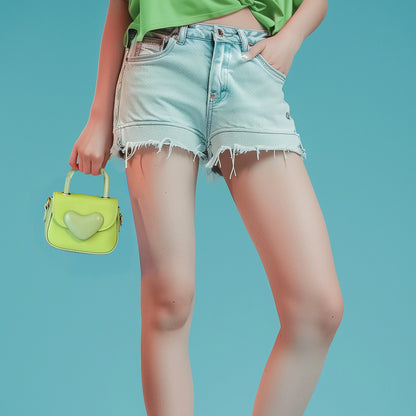 Heart-Shaped Mini Crossbody & Tote Bag