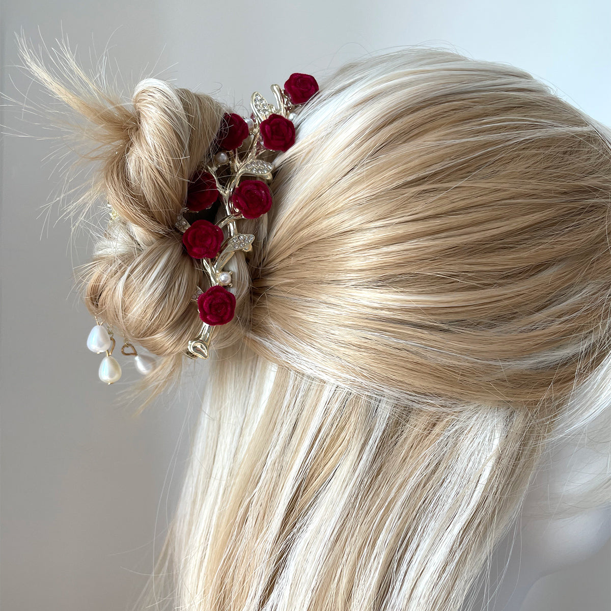 Rose Tassel Metal Hair Clip【varieties】