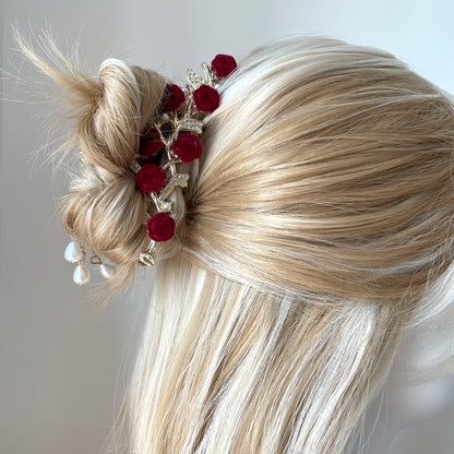Rose Tassel Metal Hair Clip【varieties】