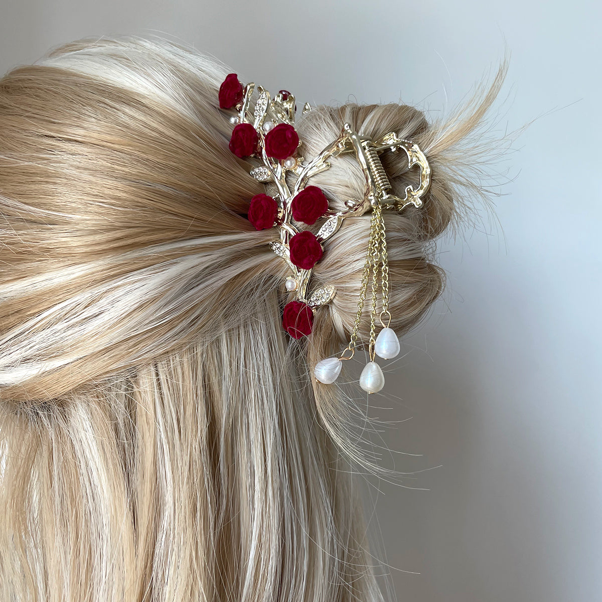 Rose Tassel Metal Hair Clip【varieties】