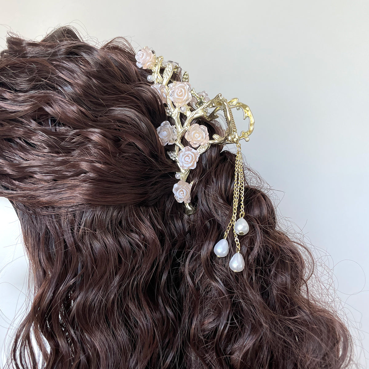 Rose Tassel Metal Hair Clip【varieties】