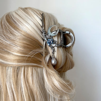 Delicate Silver Tassel Metal Claw Clip【varieties】