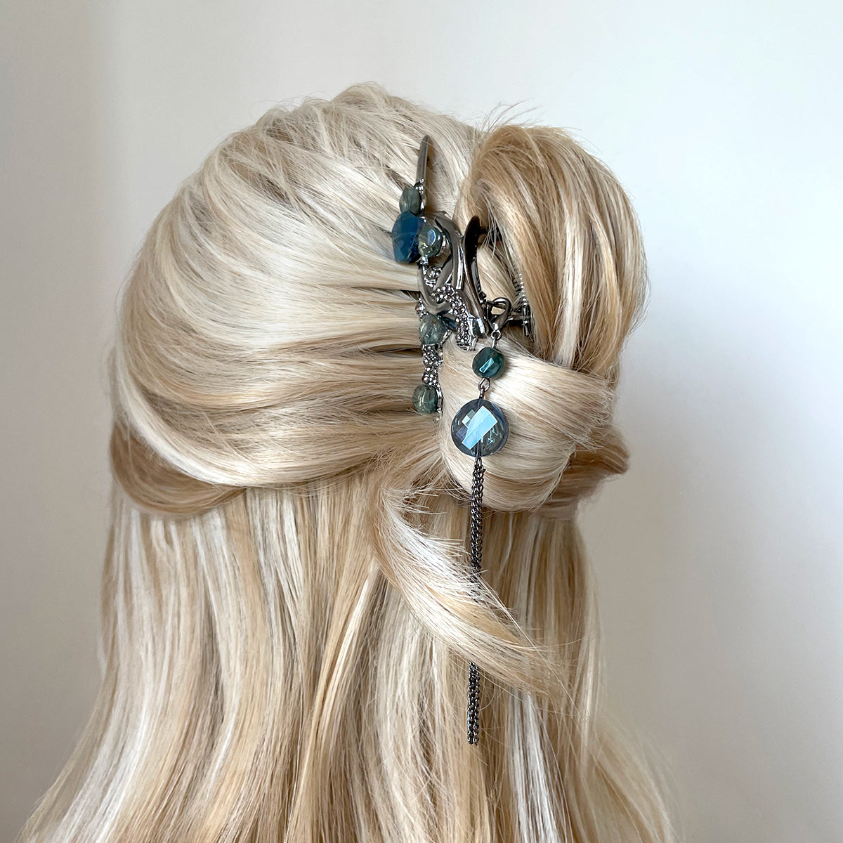 Delicate Silver Tassel Metal Claw Clip【varieties】