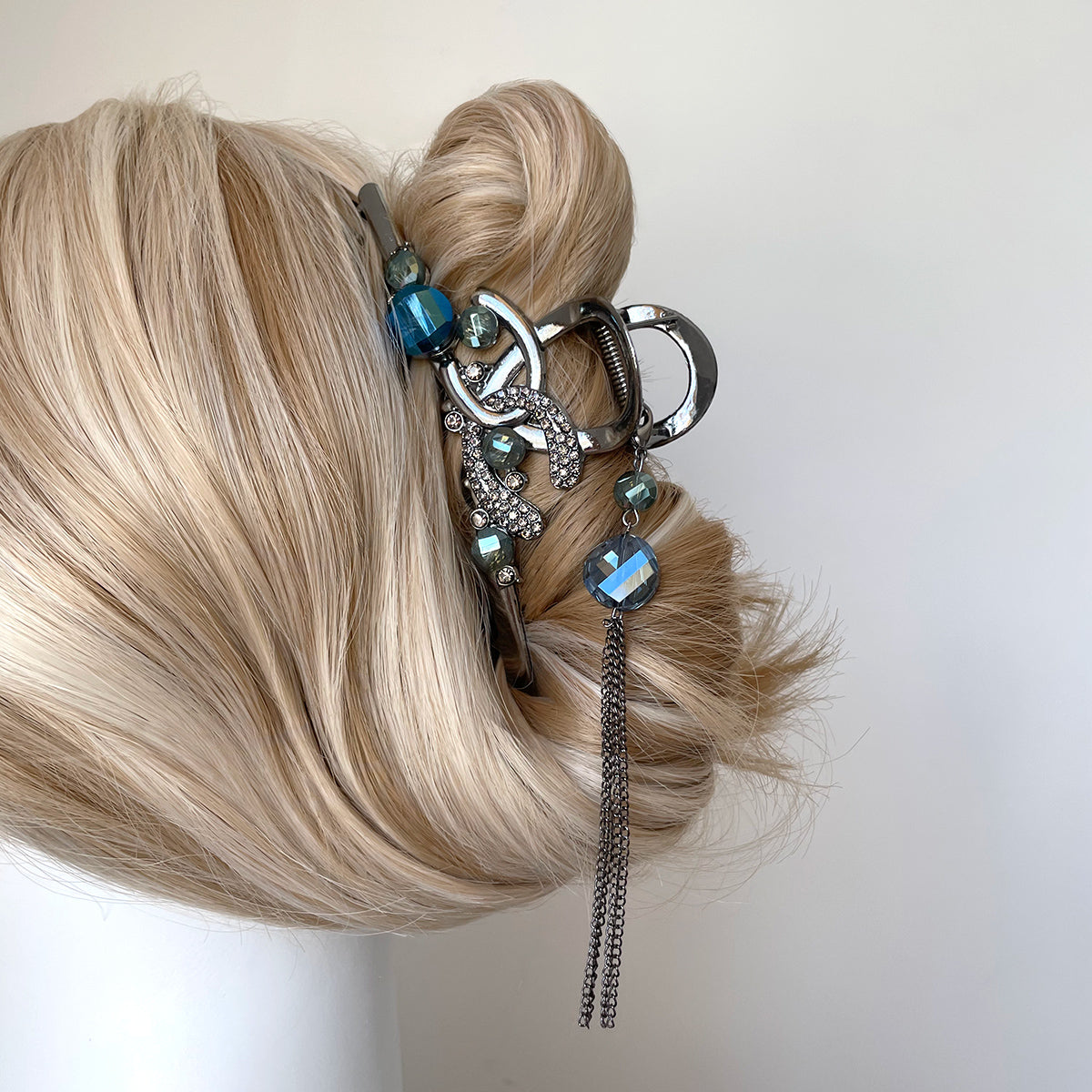 Delicate Silver Tassel Metal Claw Clip【varieties】