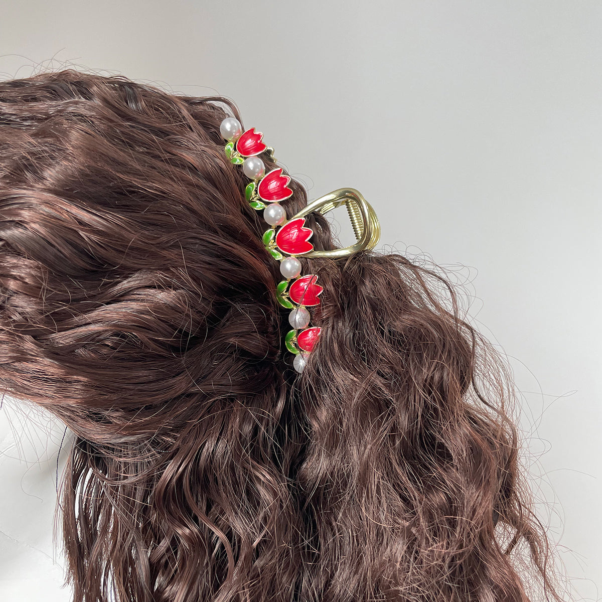 Petal Pearl Exquisite Metal Claw Clip【varieties】