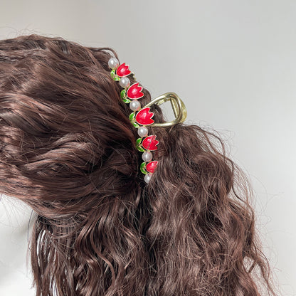 Petal Pearl Exquisite Metal Claw Clip【varieties】