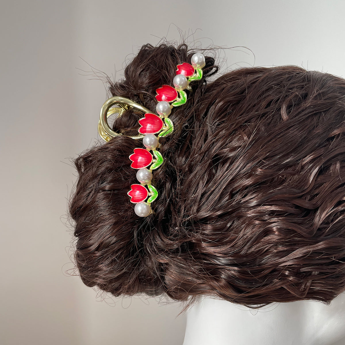 Petal Pearl Exquisite Metal Claw Clip【varieties】