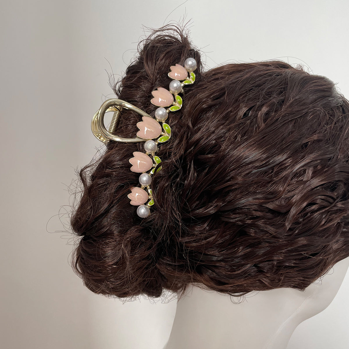 Petal Pearl Exquisite Metal Claw Clip【varieties】