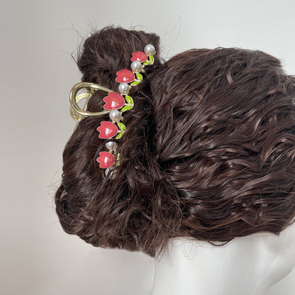Petal Pearl Exquisite Metal Claw Clip【varieties】
