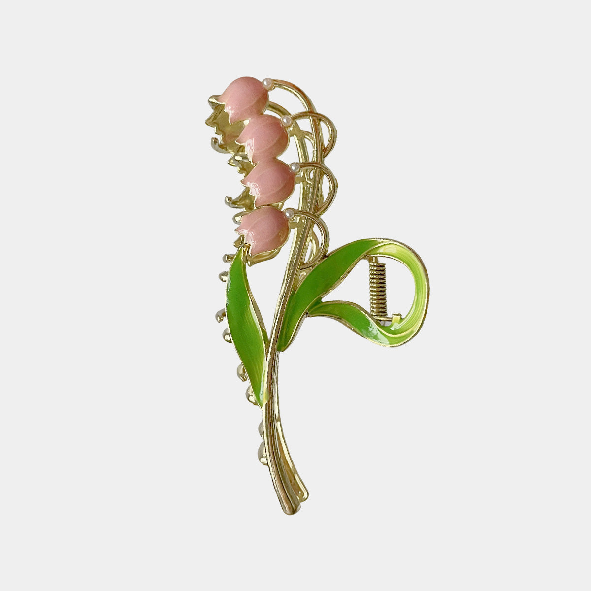 Four Lily of the Valley Metal Claw Clips【varieties】