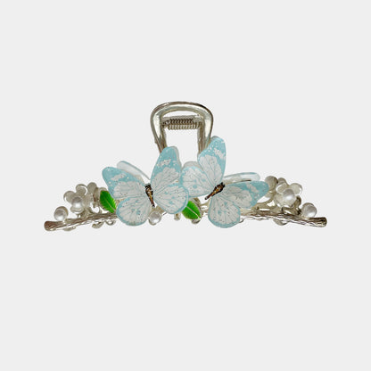 Elegant Butterfly Pearl Metal Hair Claw Clip【varieties】