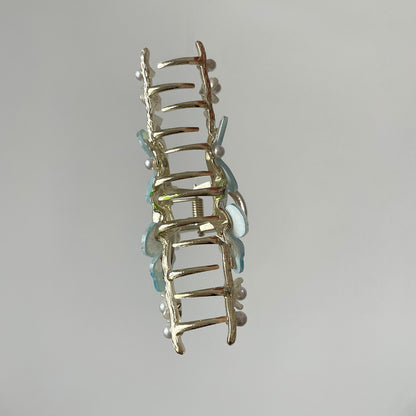 Elegant Butterfly Pearl Metal Hair Claw Clip【varieties】