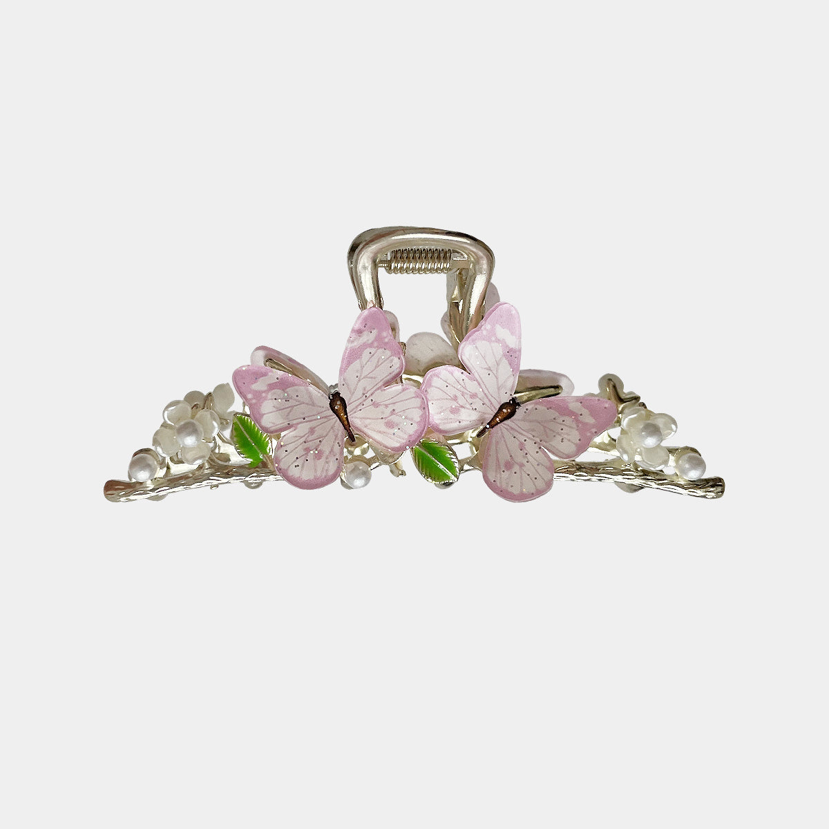 Elegant Butterfly Pearl Metal Hair Claw Clip【varieties】