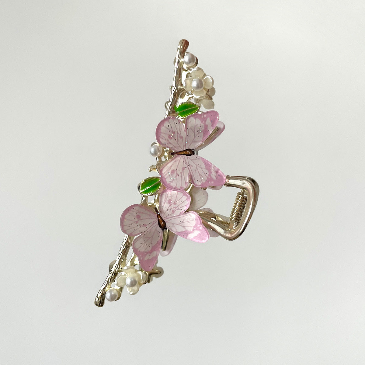 Elegant Butterfly Pearl Metal Hair Claw Clip【varieties】